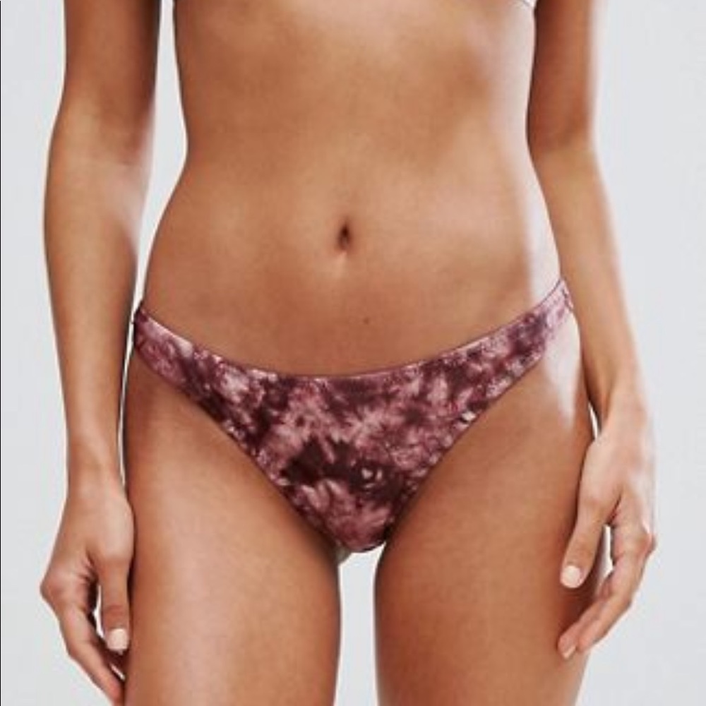 Pull&Bear tie dye bikini bottoms